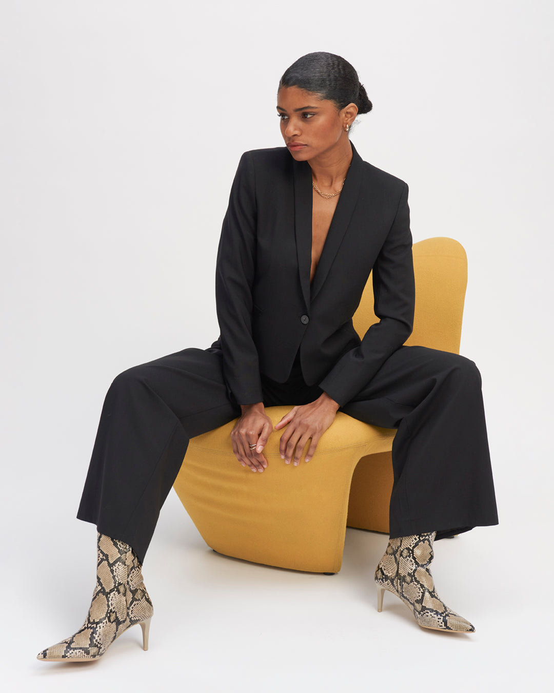 Panama palazzo pants - Black