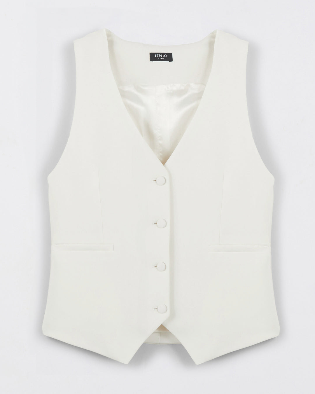 Sleeveless vest Lisbon - White
