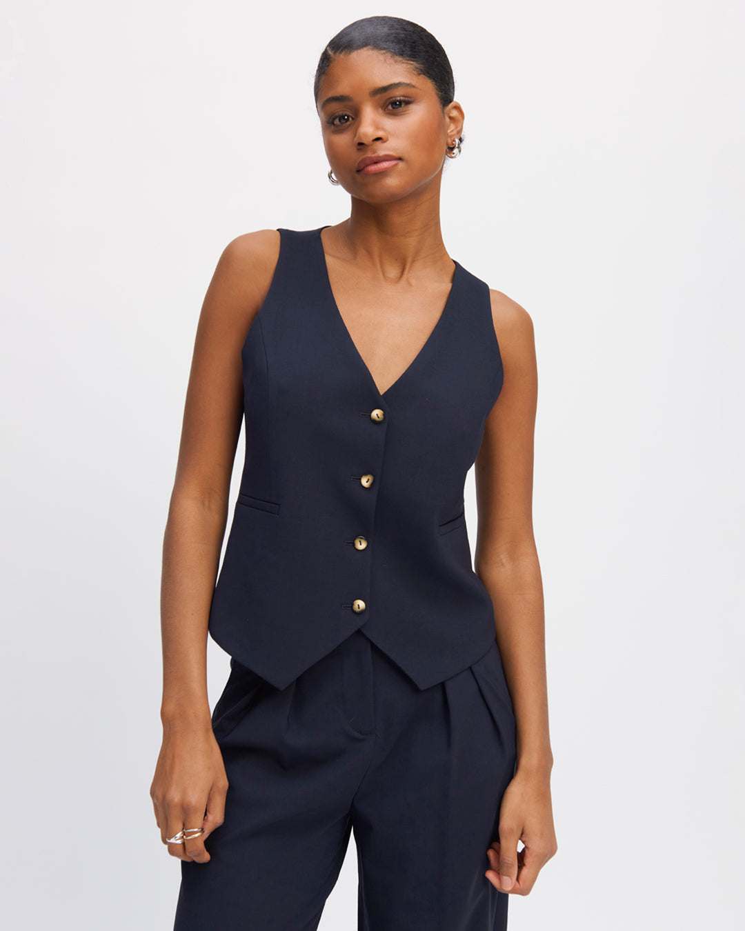 Sleeveless vest Lisbon - Navy Blue
