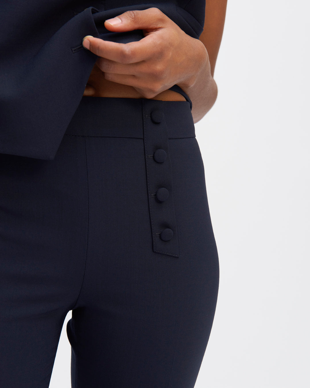 Oslo flare pants - Midnight Blue