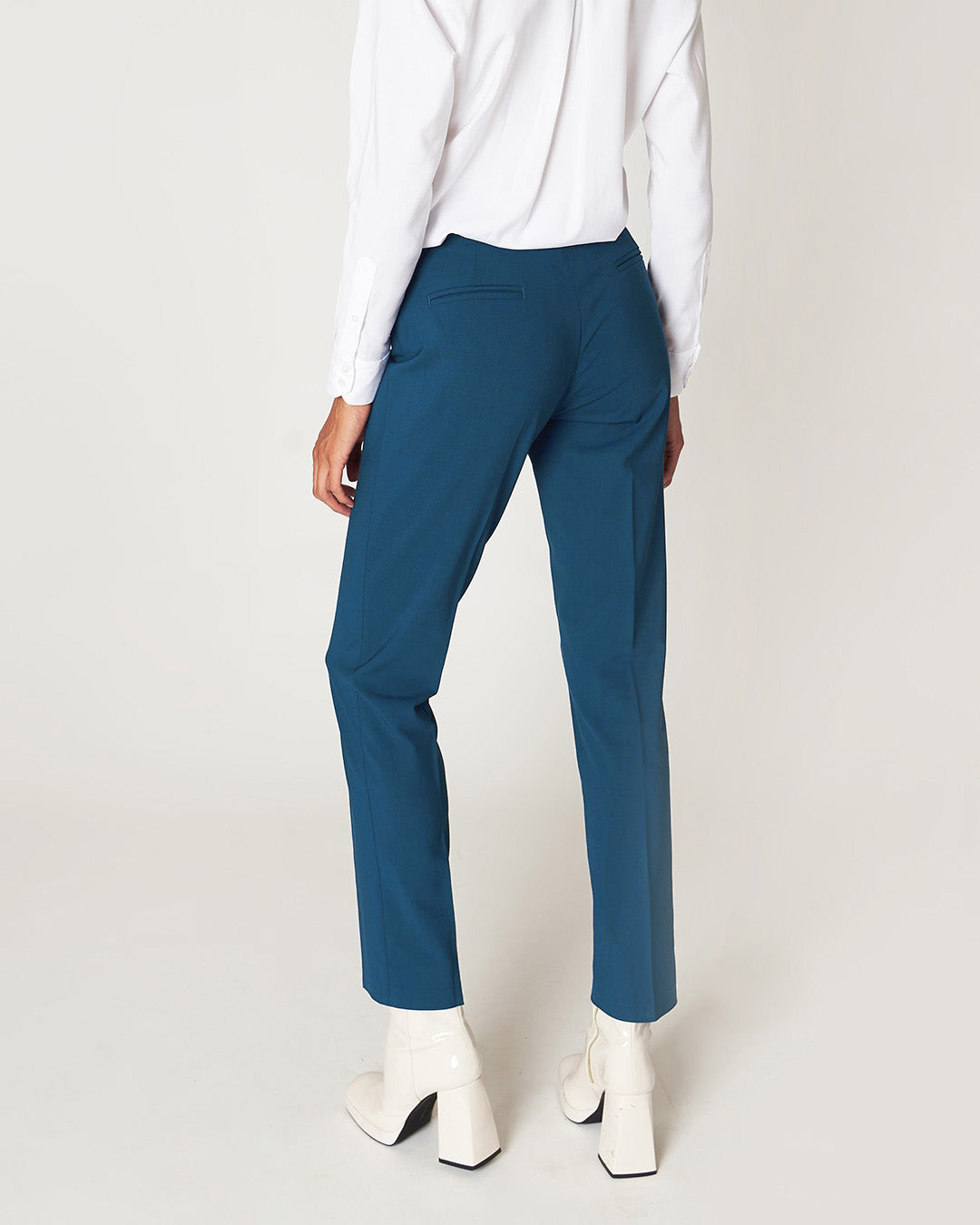 New-York Cigarette Pants - Peacock