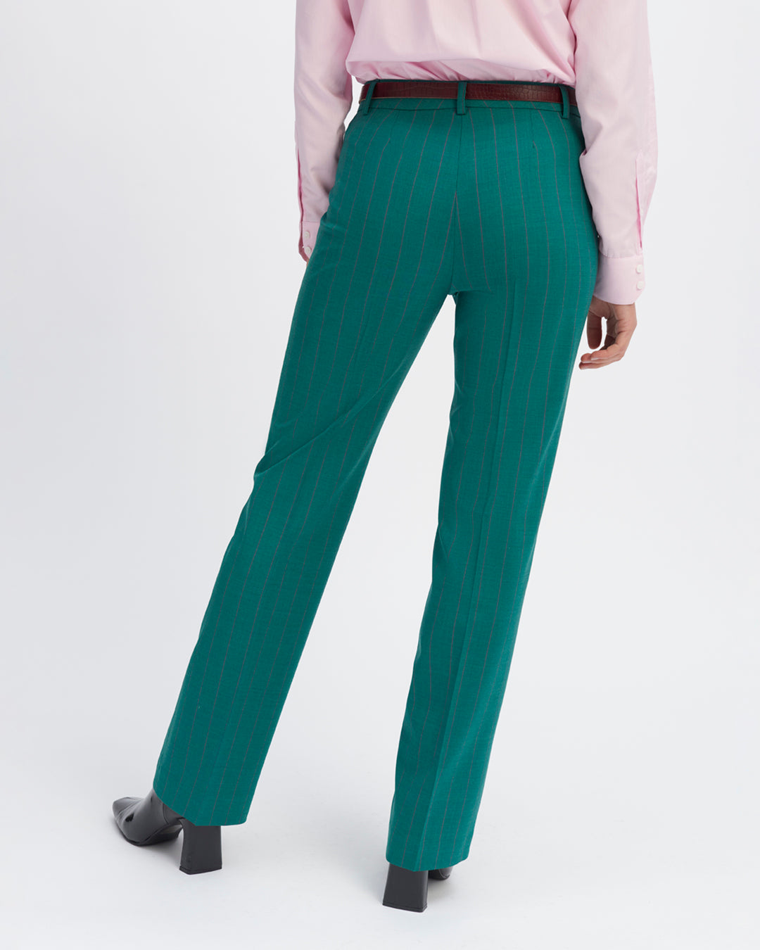 trousers-green-emeraude-straight-cut-high-waist-pleated-front-zip-with-hook-17H10-tailors-for-women-paris-