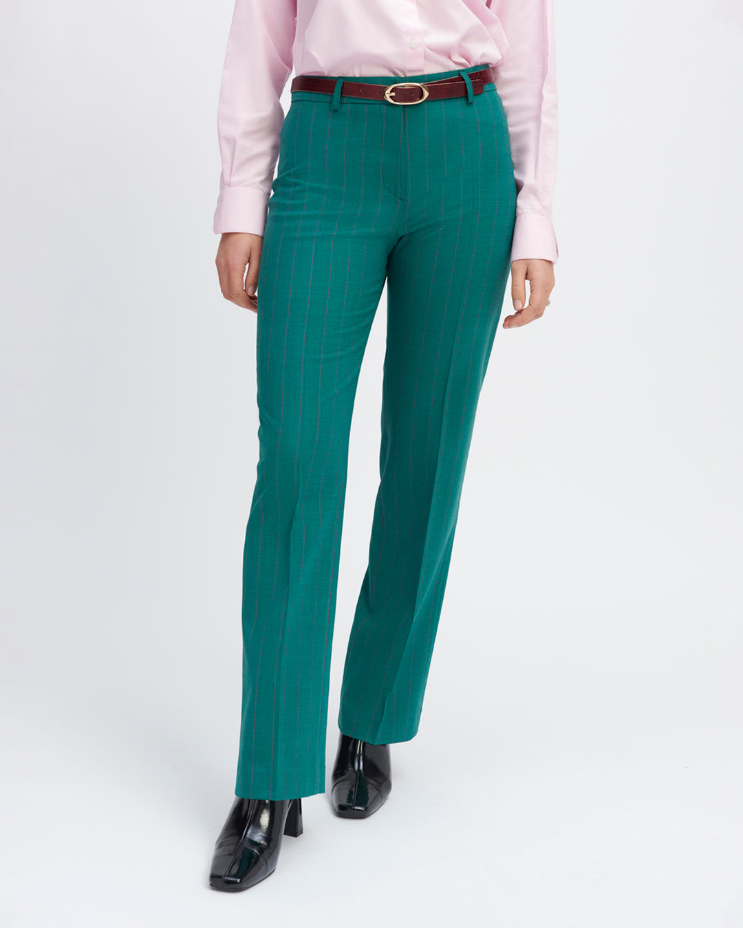 trousers-green-emeraude-straight-cut-high-waist-pleated-front-zip-with-hook-17H10-tailors-for-women-paris-