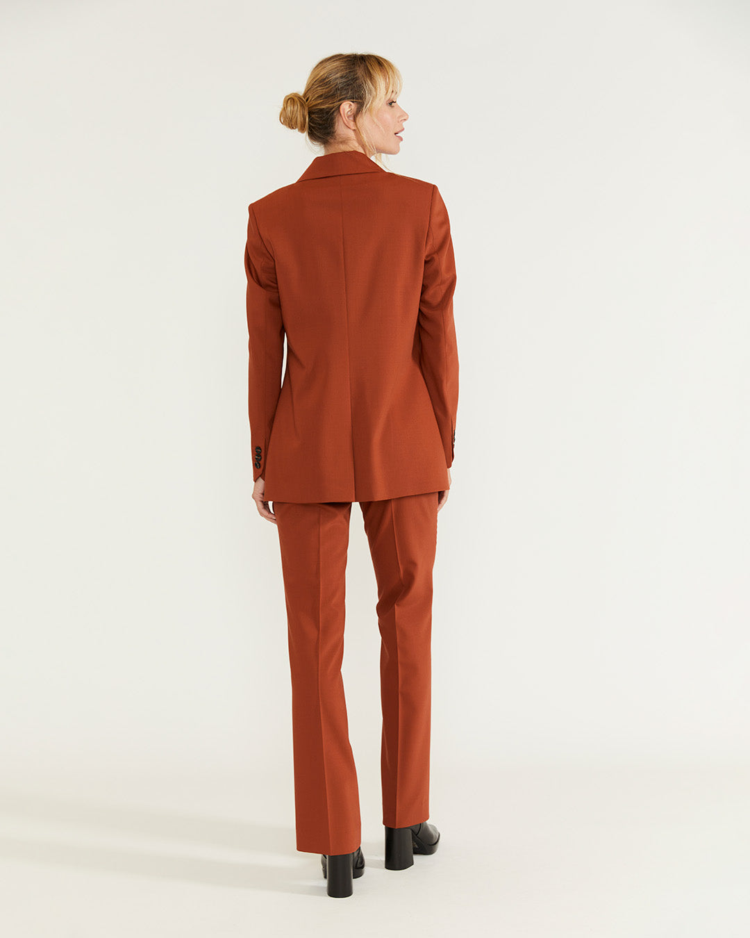 Moscow double-breasted jacket - Auburn