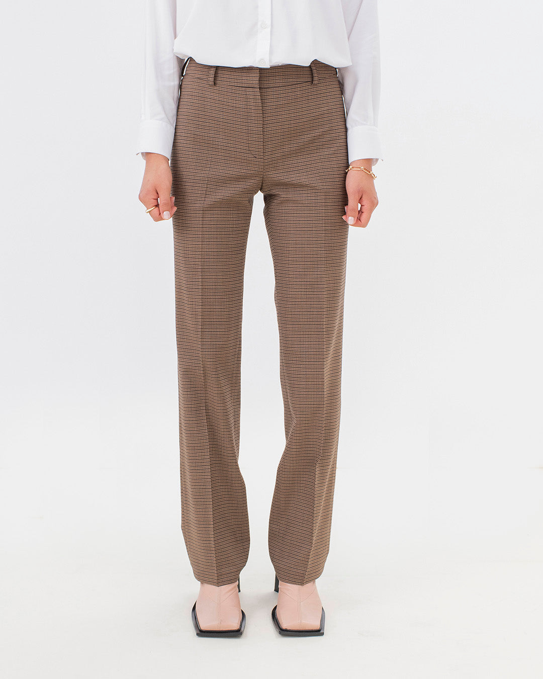 Berlin straight pants - Bourbon