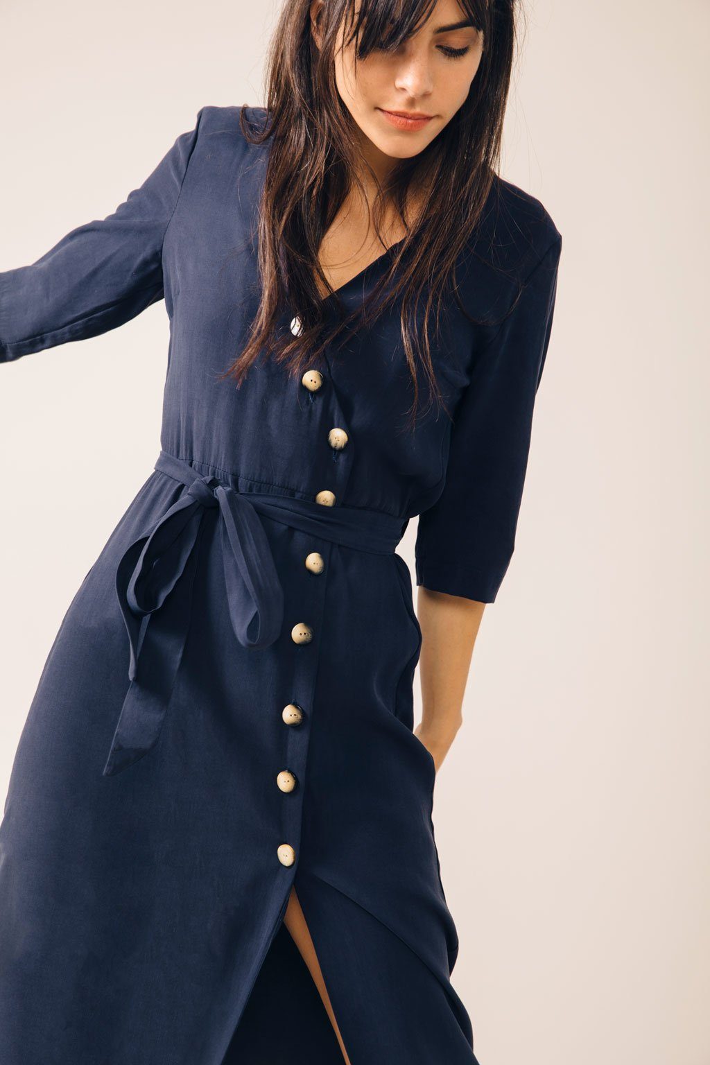 Delphes dress - Navy blue