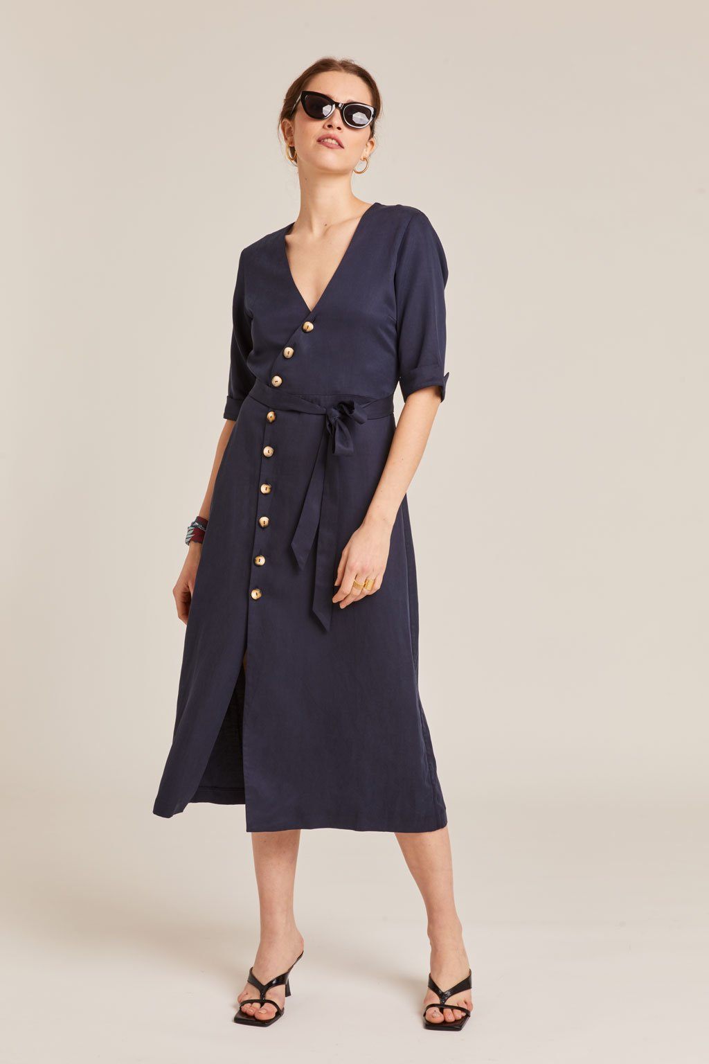 Delphes dress - Navy blue