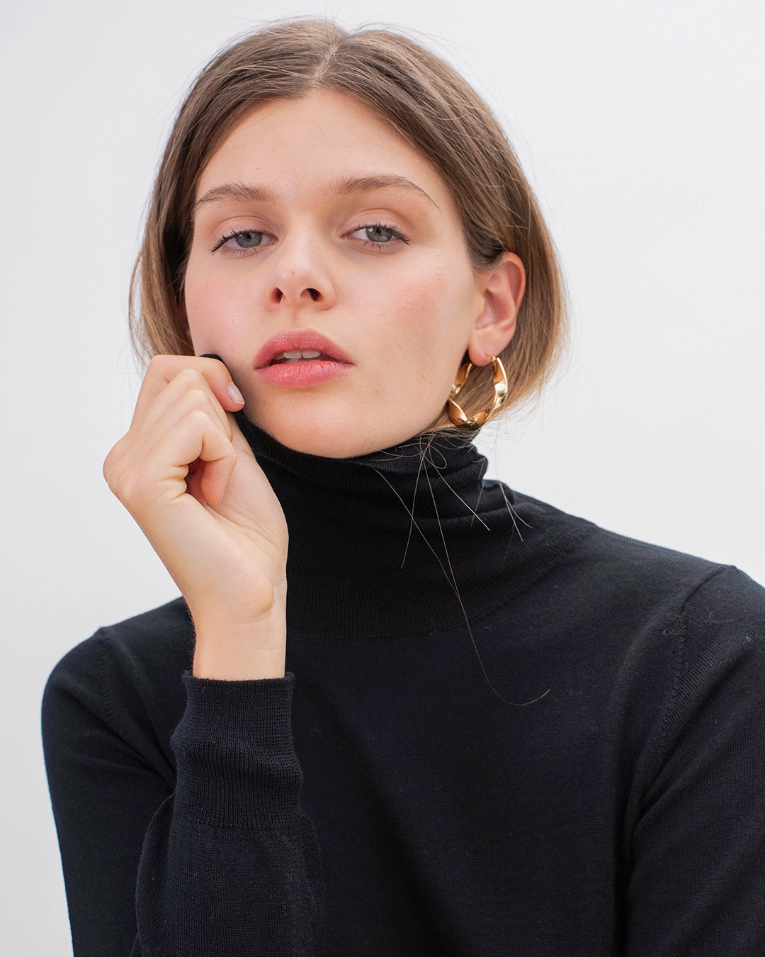 Dinan Black Turtleneck