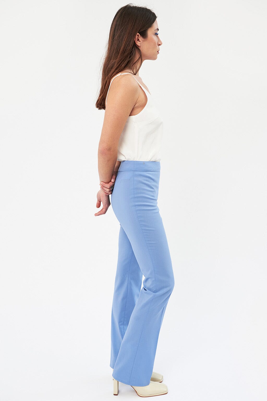 Oslo flare pants - Sky Blue
