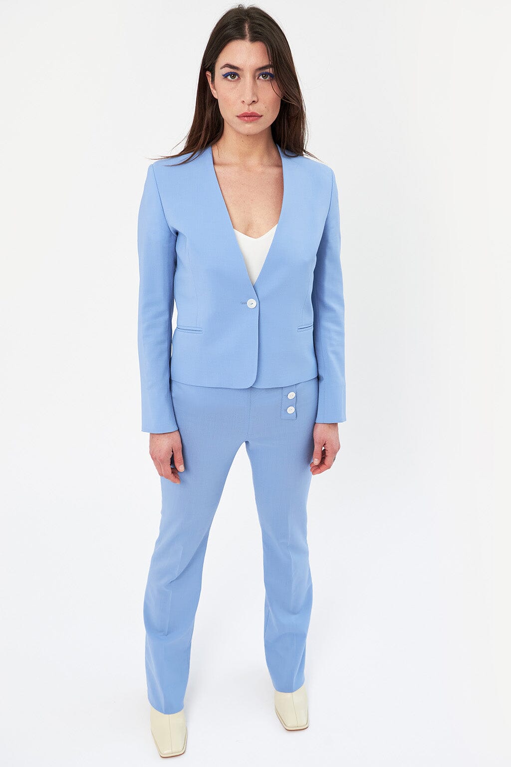 Oslo flare pants - Sky Blue