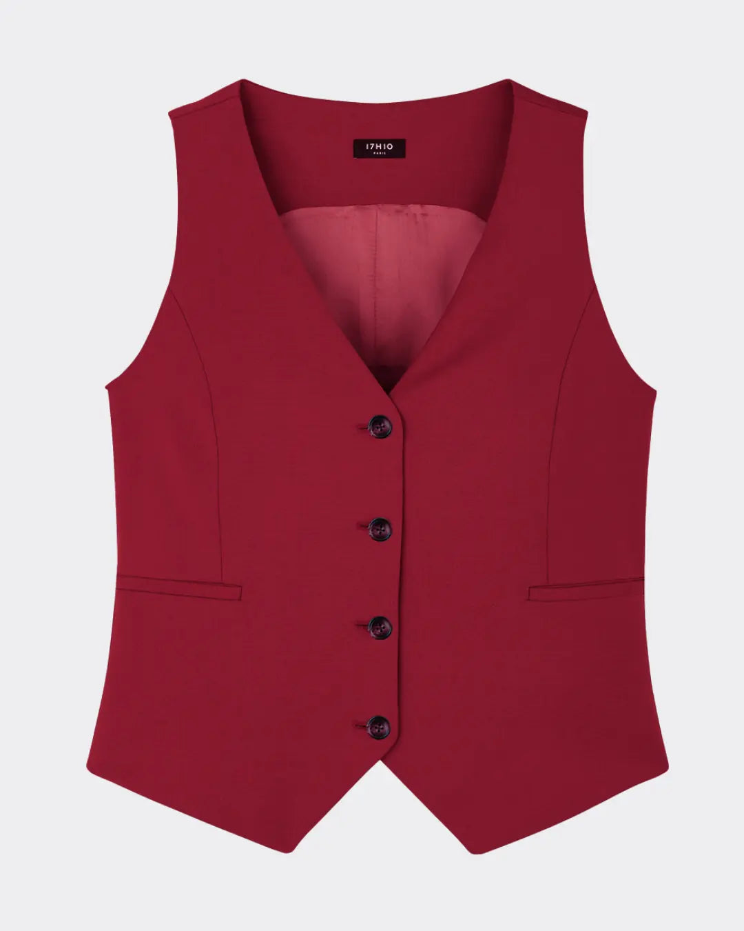 Gilet sans manches Lisbonne - Framboise