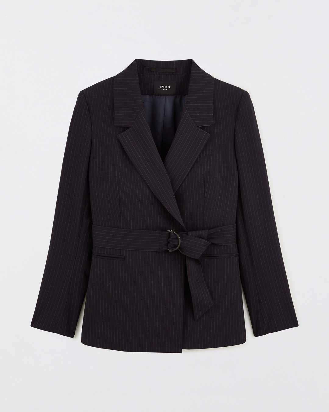 Veste ceinturée Olbia - Rayure Tennis Flannel