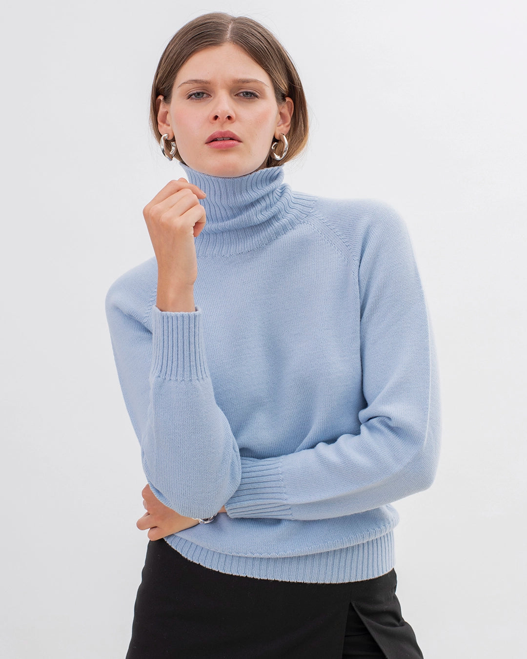 Pull Méribel  Bleu ciel