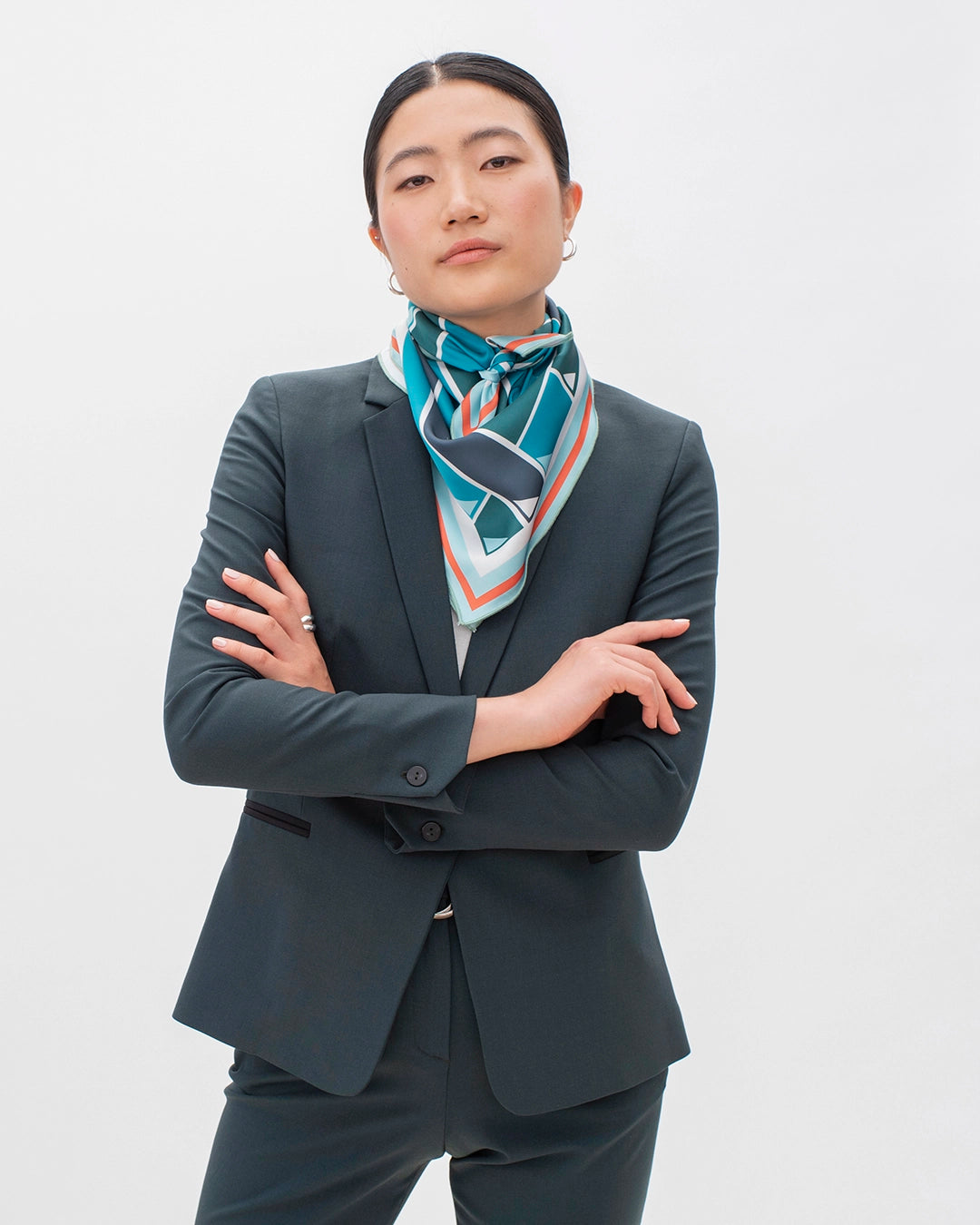 Le Foulard 17H10 - La géométrie du cadran vert