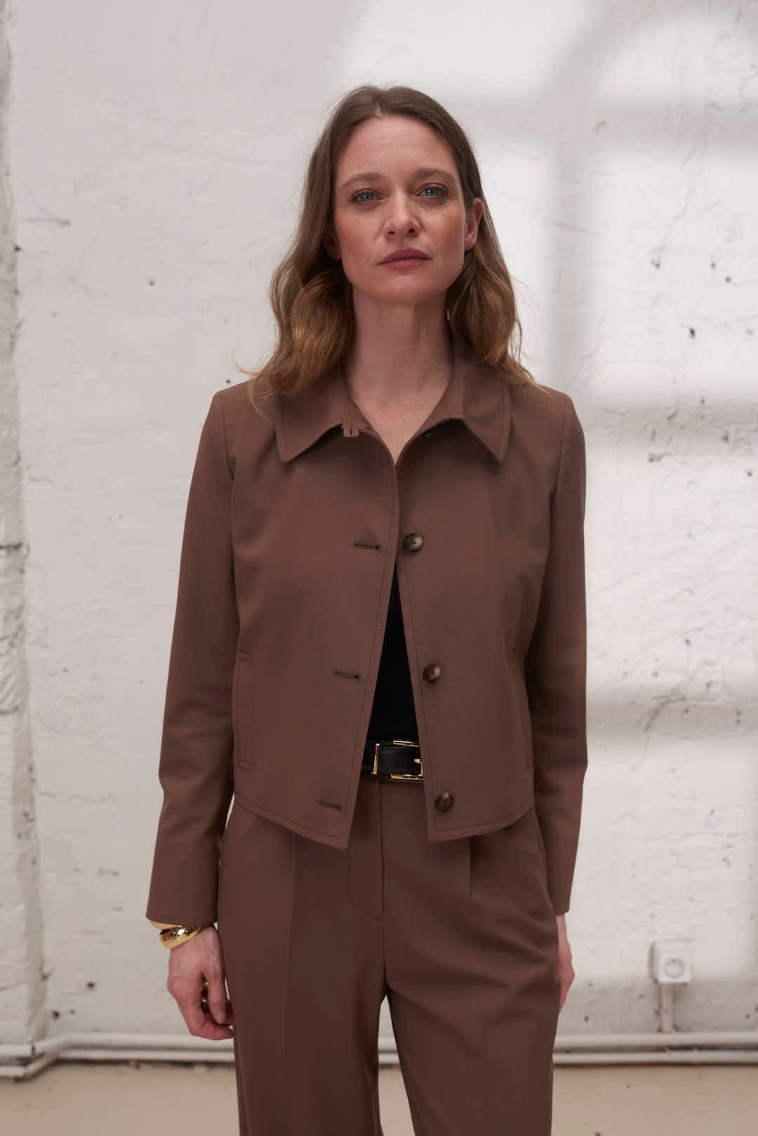 Veste blouson Pékin - Cappuccino