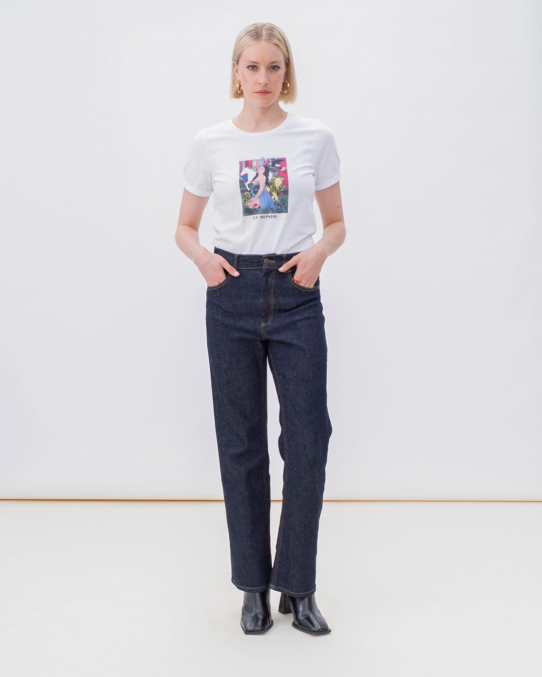 Tarot de Marseille illustrated T-shirt - Le Monde 🌎