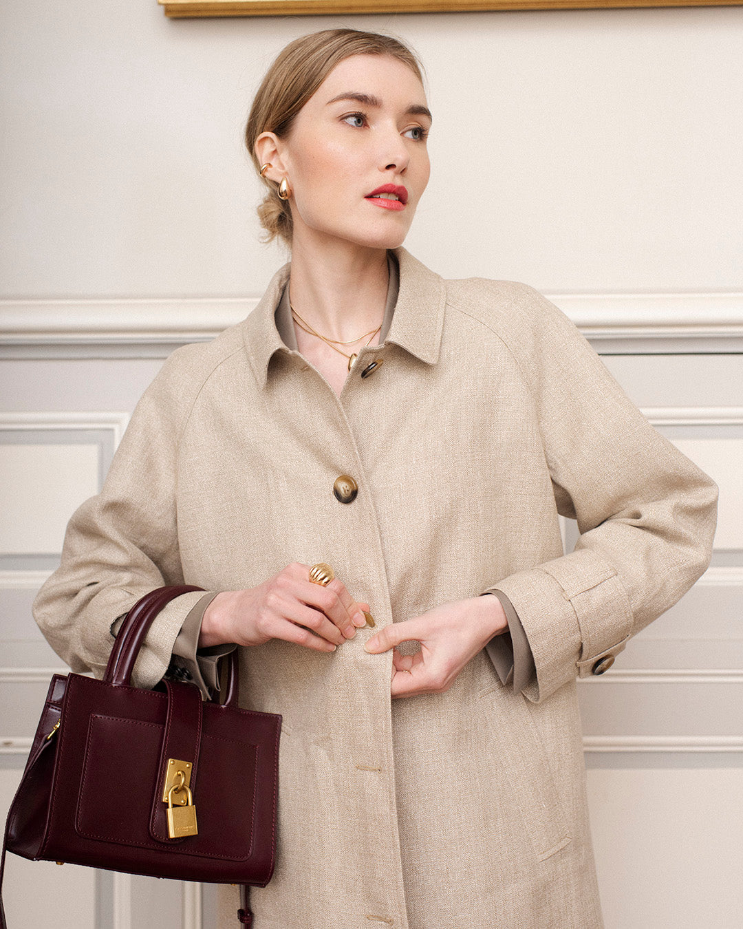 Vancouver coat -Taupe