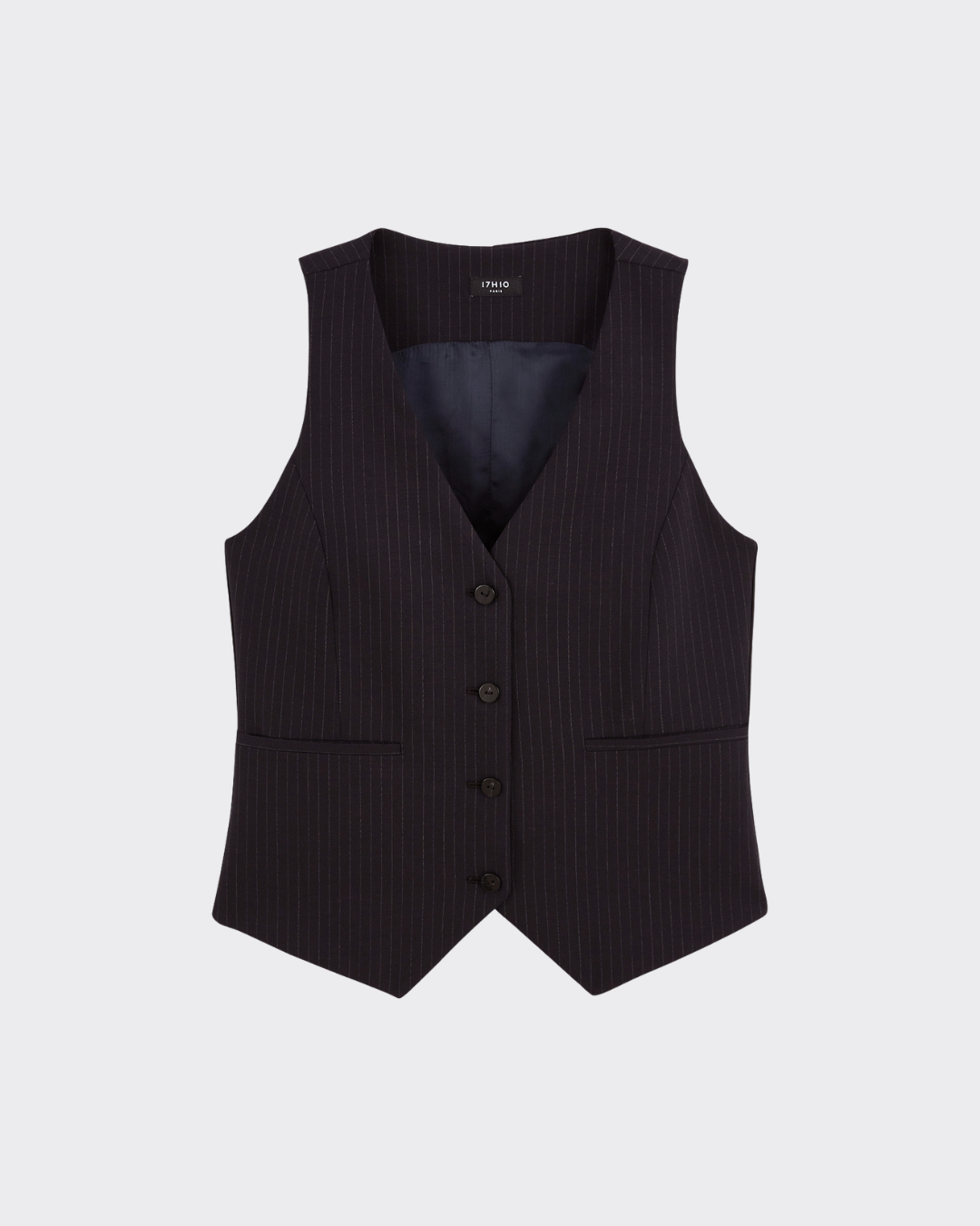 Gilet sans manches Lisbonne - Rayure Tennis Flannel