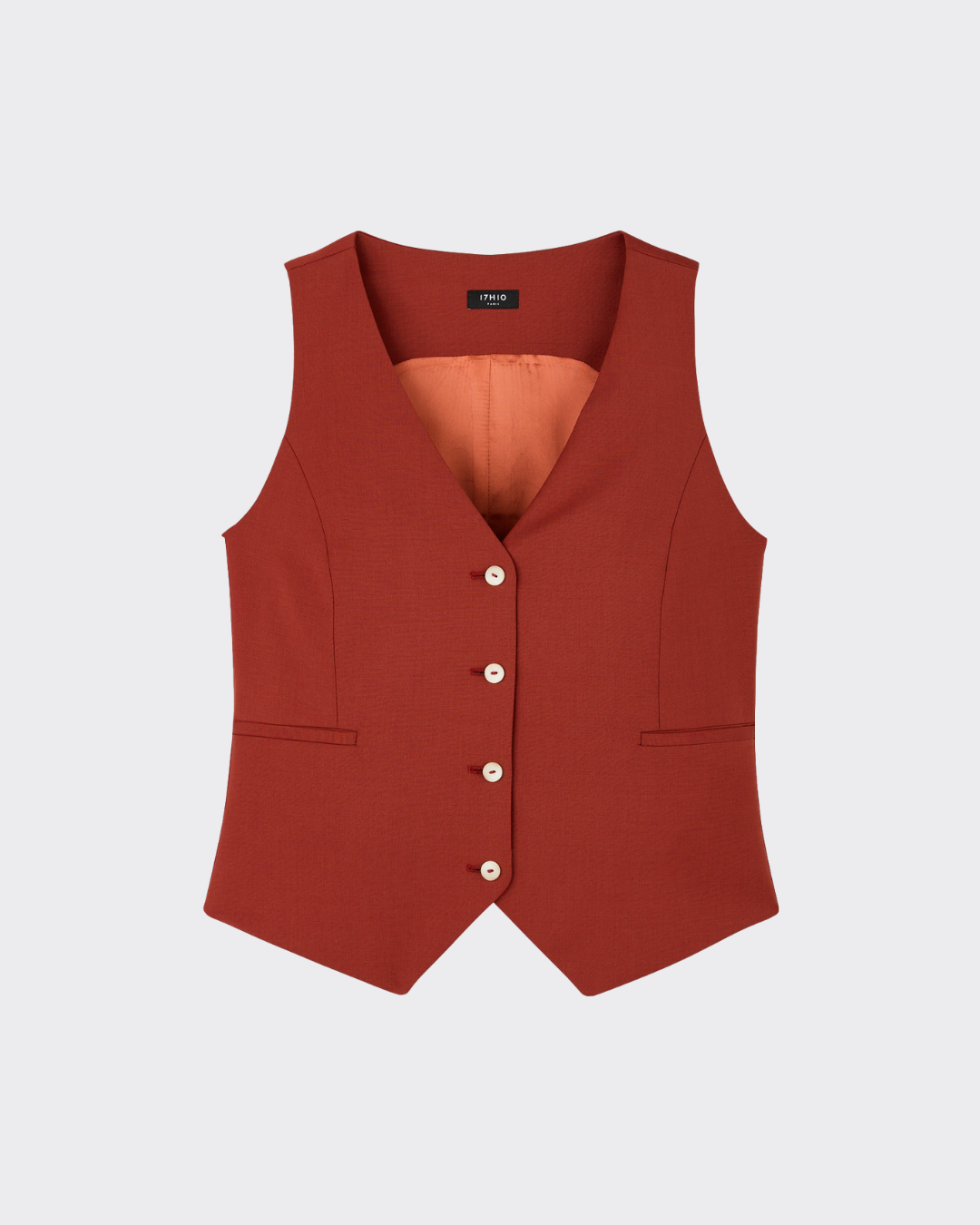 Gilet sans manches Lisbonne - Terracotta