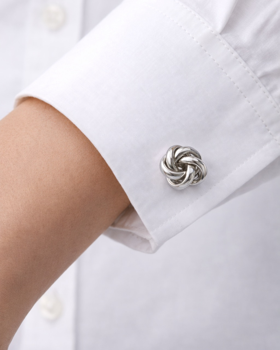 Bontons de manchettes - Argentés