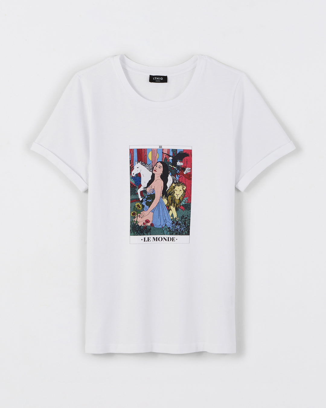 T-shirt illustré Tarot de Marseille - Le Monde 🌎