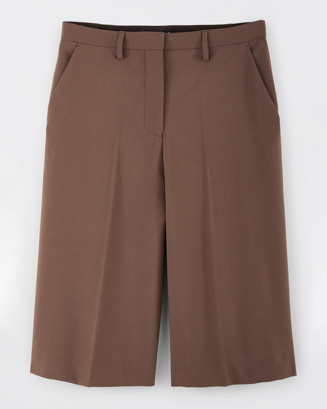 bermuda-tailleur-femme-marron-laine-look-bureau