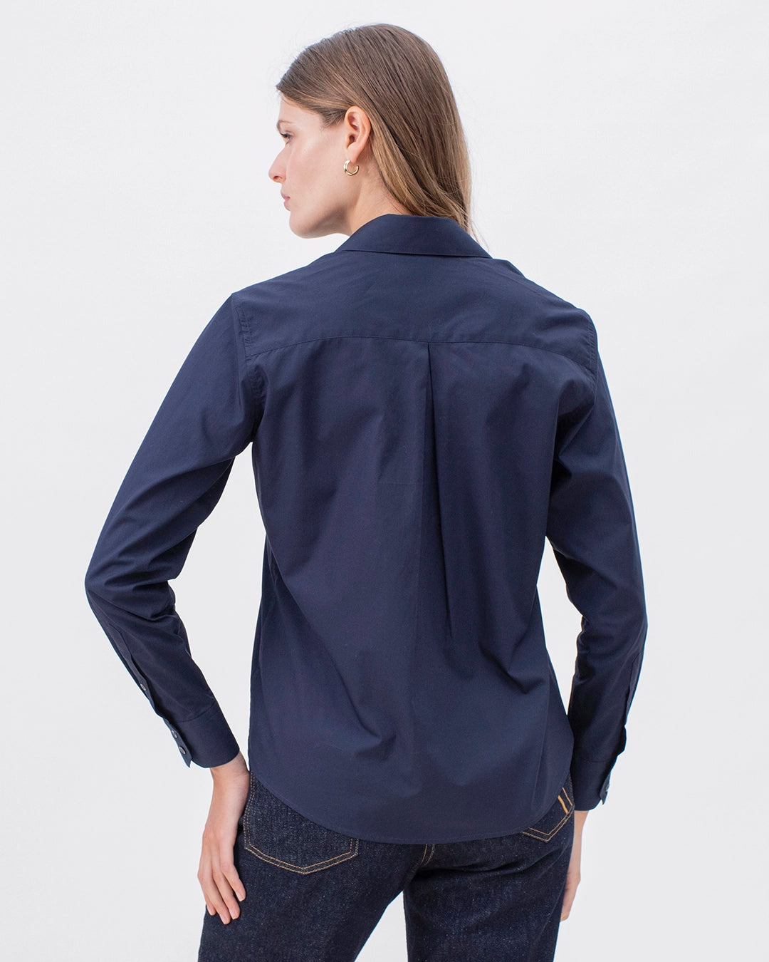 chemise-hudson-bleu-nuit-col-italien-popeline-de-coton-tailleur-pour-femme-1