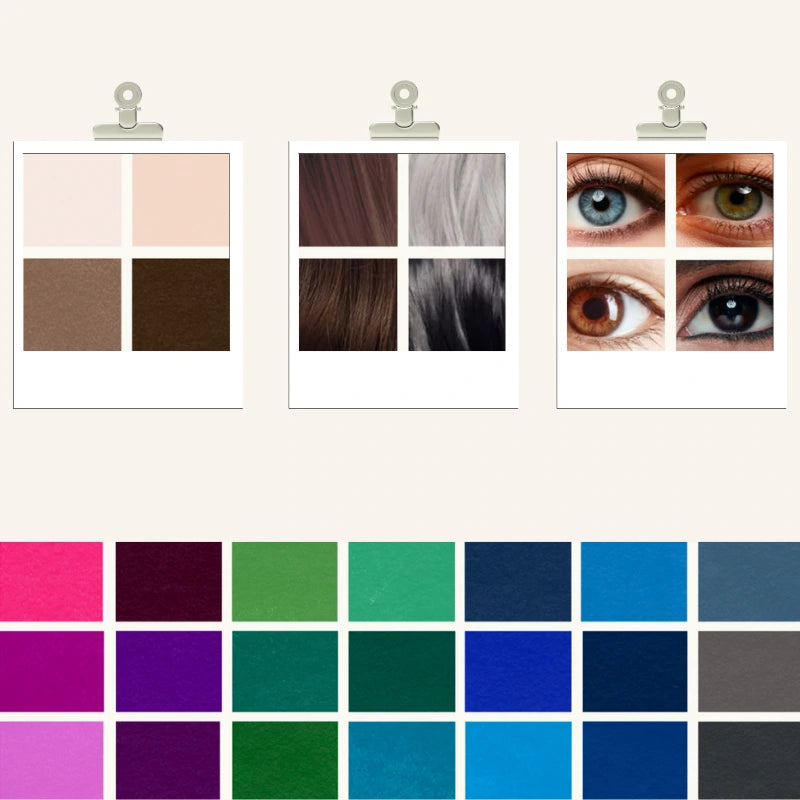conseil en image nuancier de couleur afin de se mettre en valeur