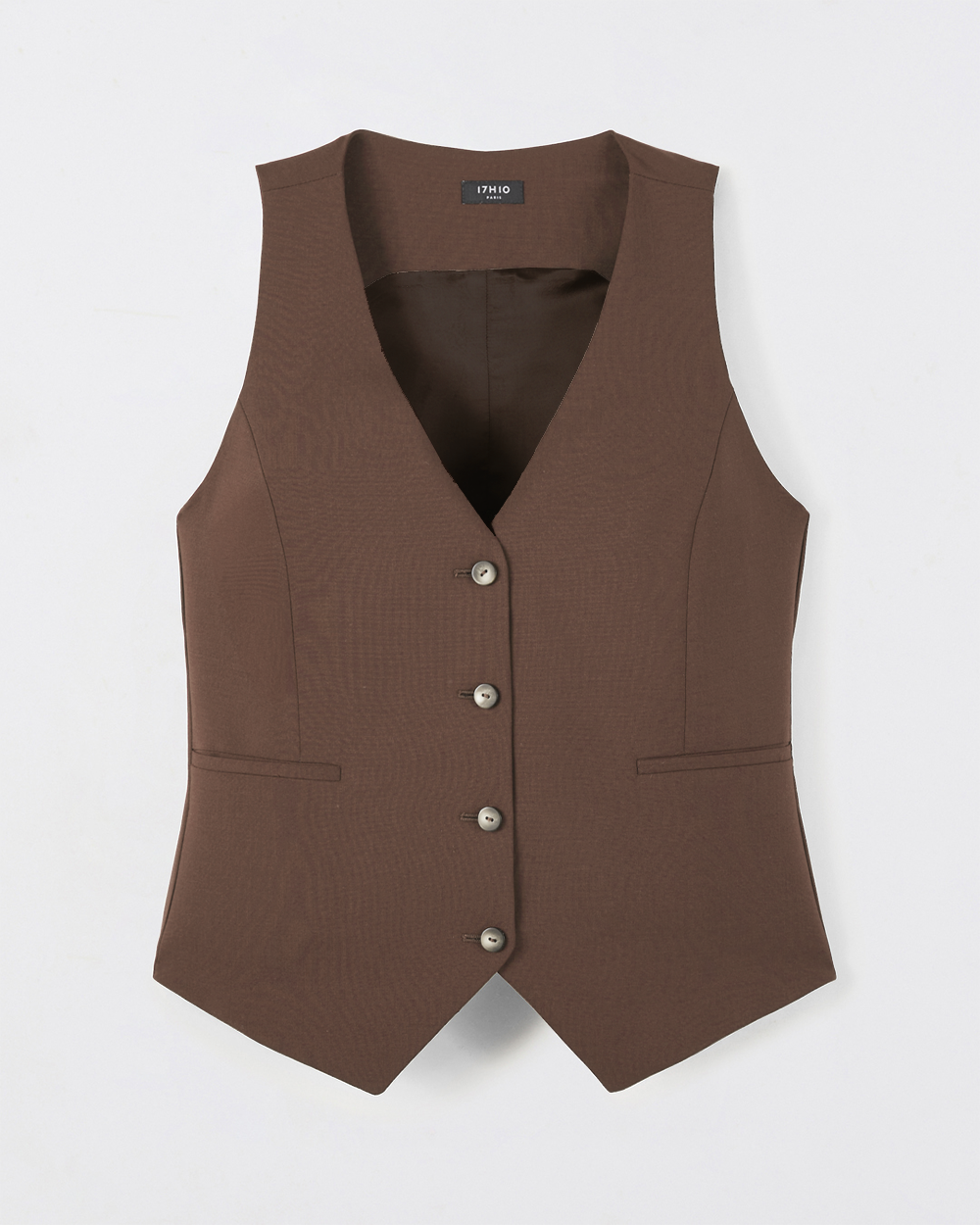 gilet-tailleur-femme-marron-laine-portugal