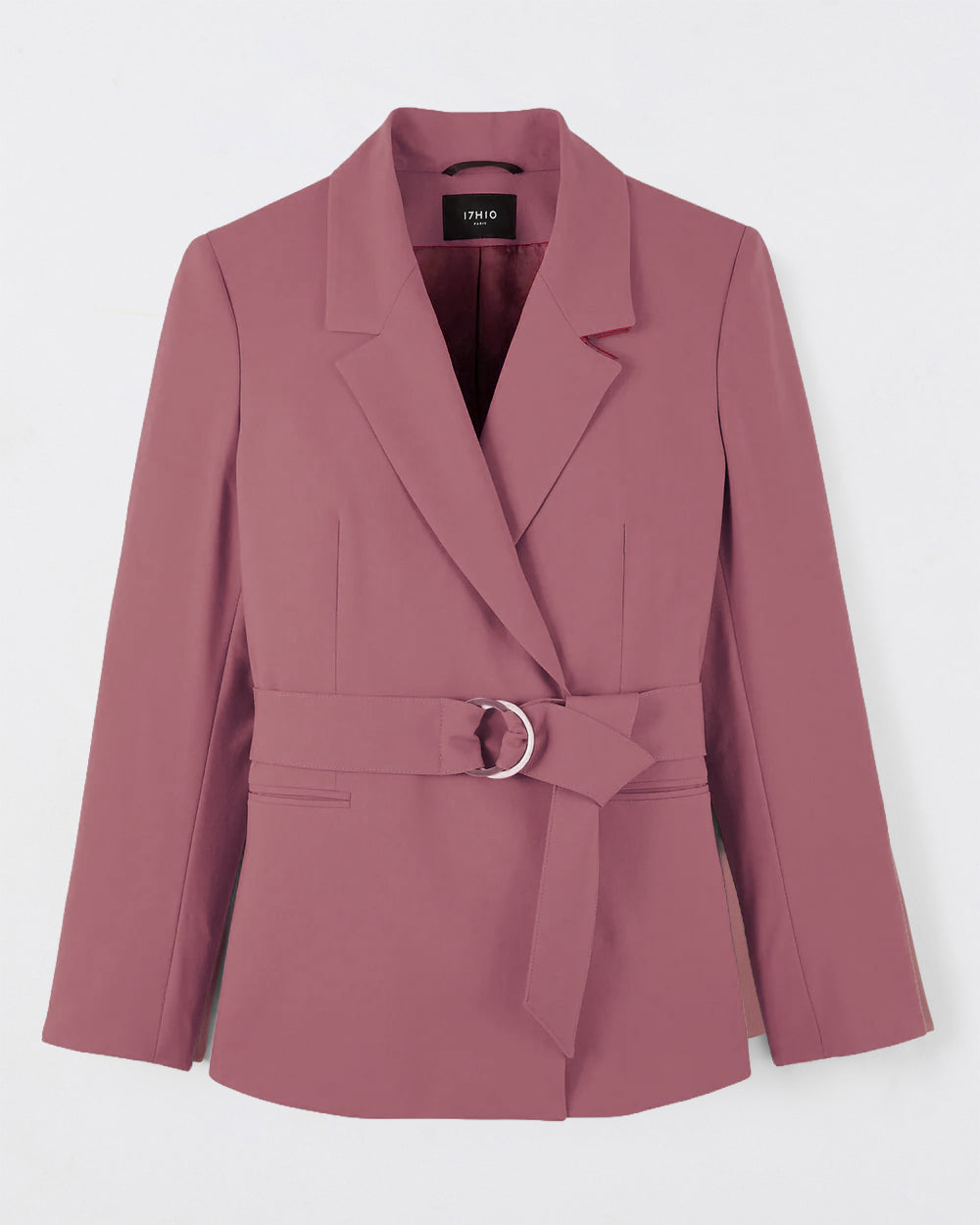 Veste ceinturée Olbia - Rose poudré