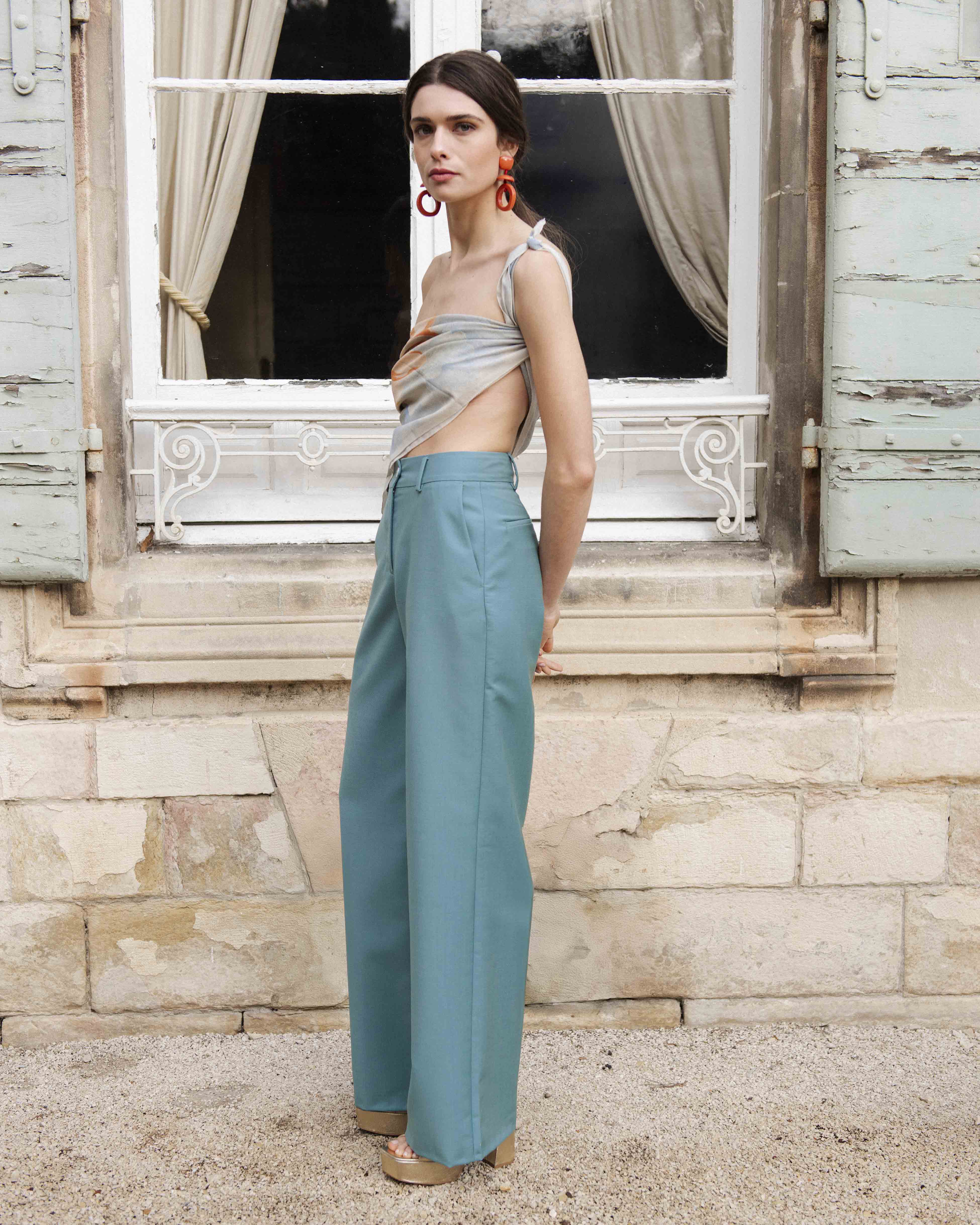 Chicago tailored pants - Mint green