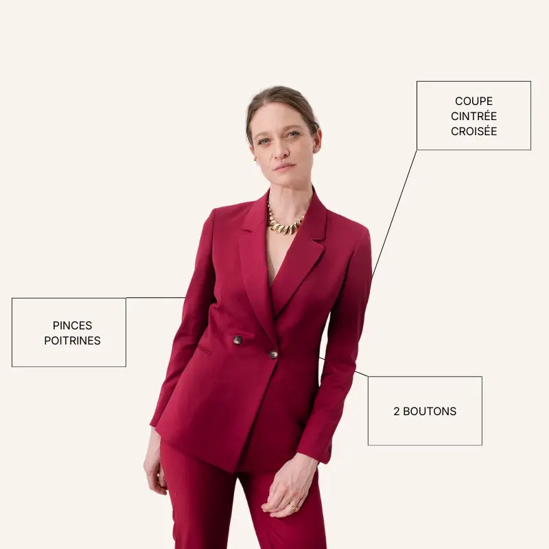 veste coupe cintrée parfaite pour les morphologies X