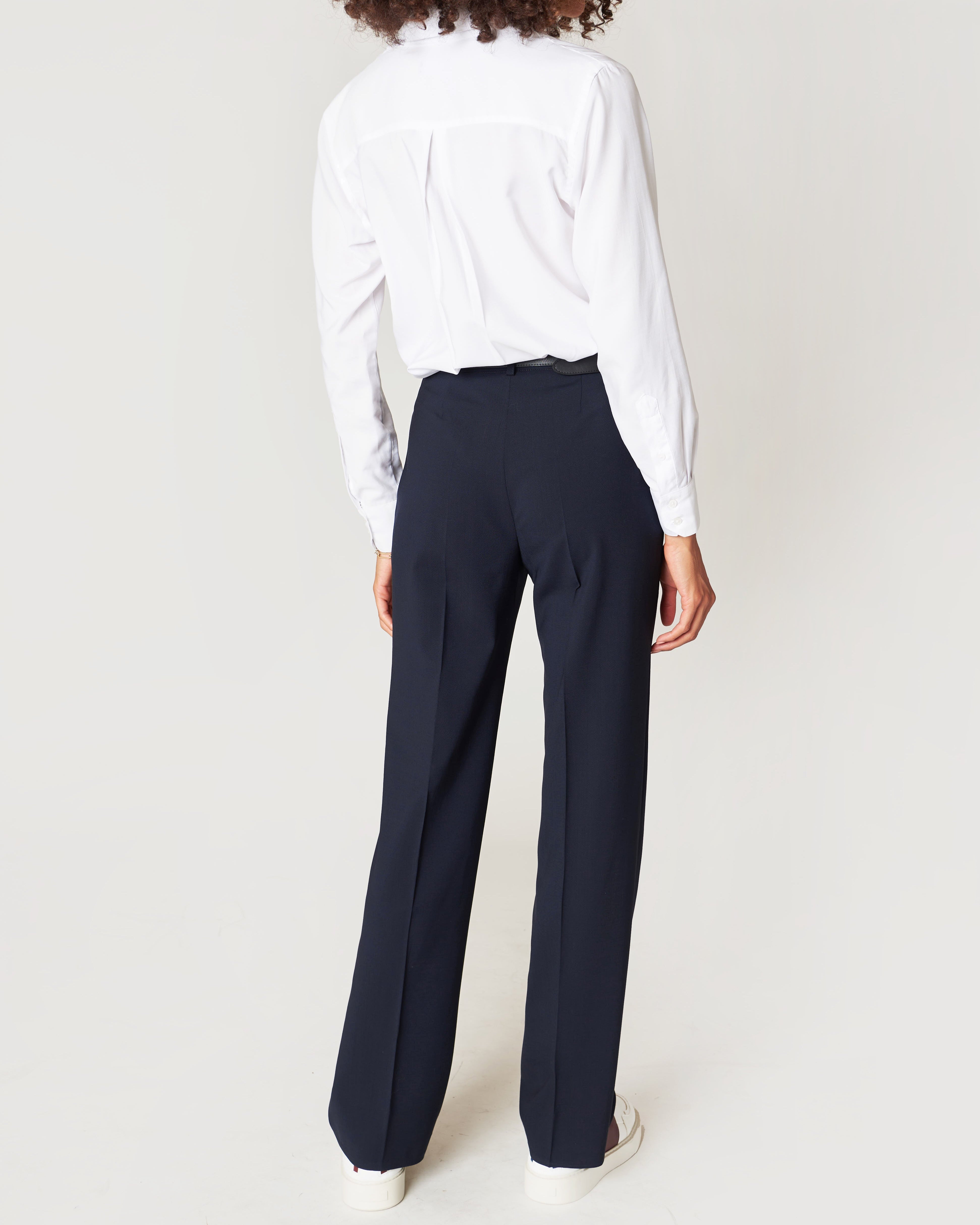 Berlin straight pants - Midnight Blue