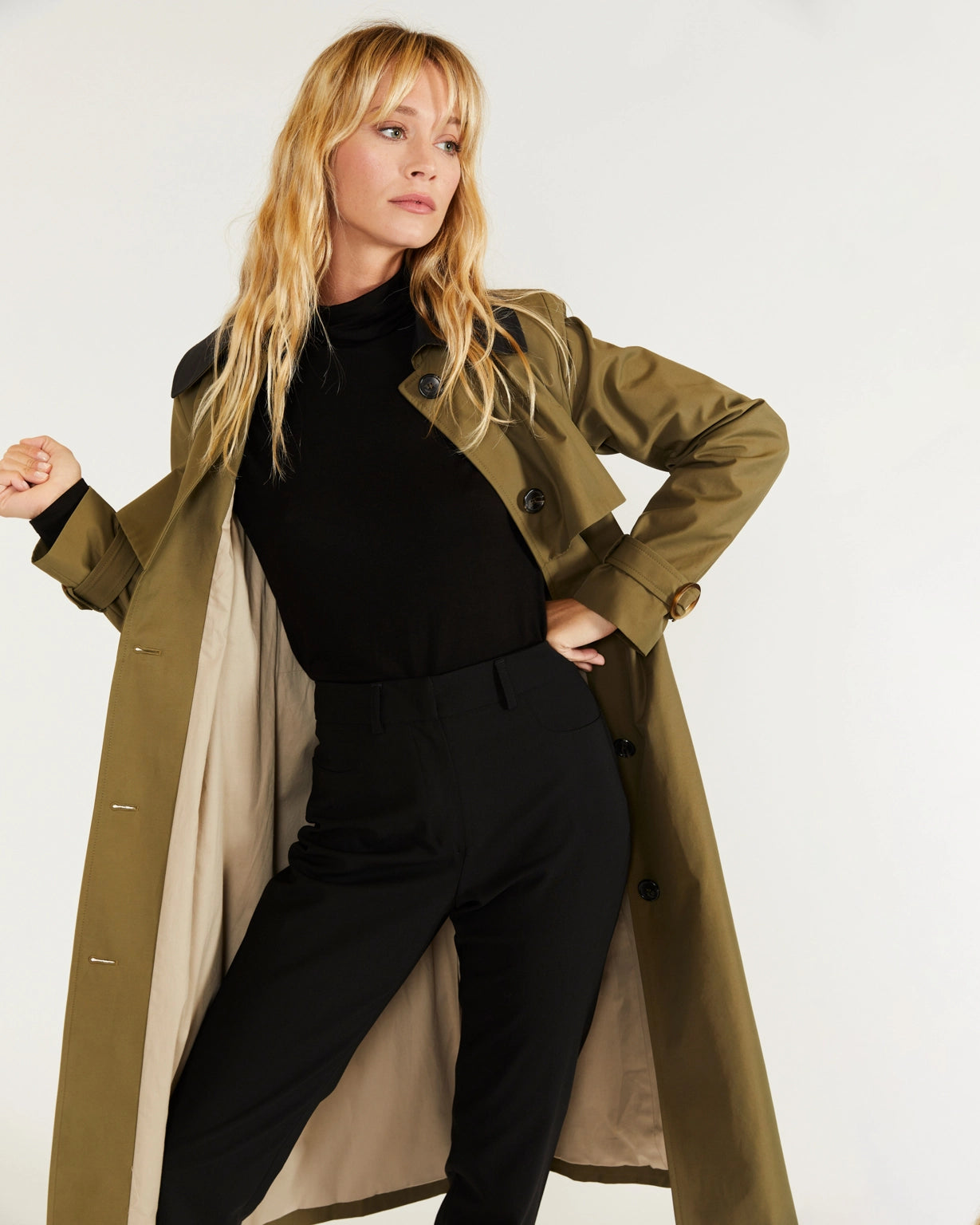 Glasgow trench coat - Khaki