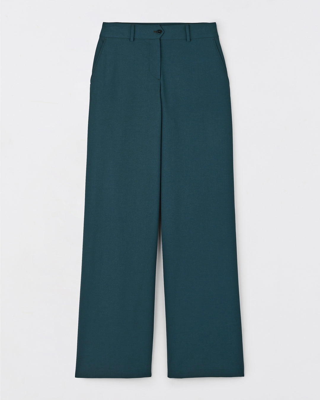 trouser-jacket-waistcoat-large-pants-green-fonce-office-dress-