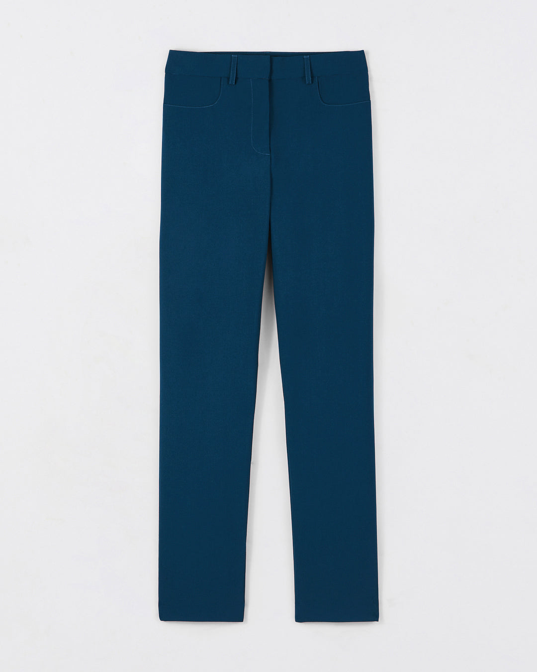New-York Cigarette Pants - Peacock
