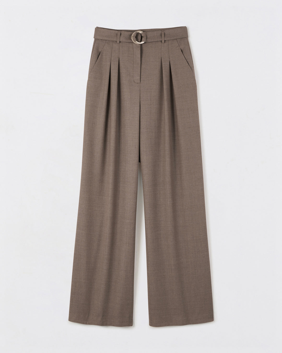 Panama palazzo pants - Marron Glacé