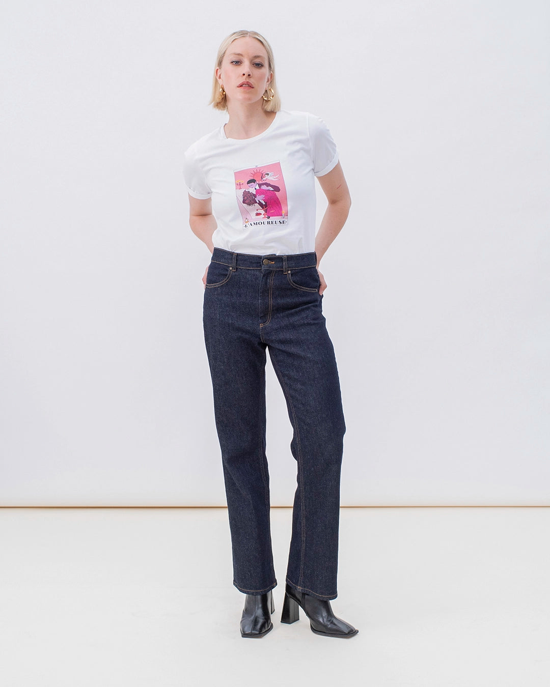 T-SHIRT-TOP-TAROT-ILLUSTRATION-ARTIST-FRENCH-COTTON-MARQUE-FRENCH-TAILOR-FOR-WOMAN-