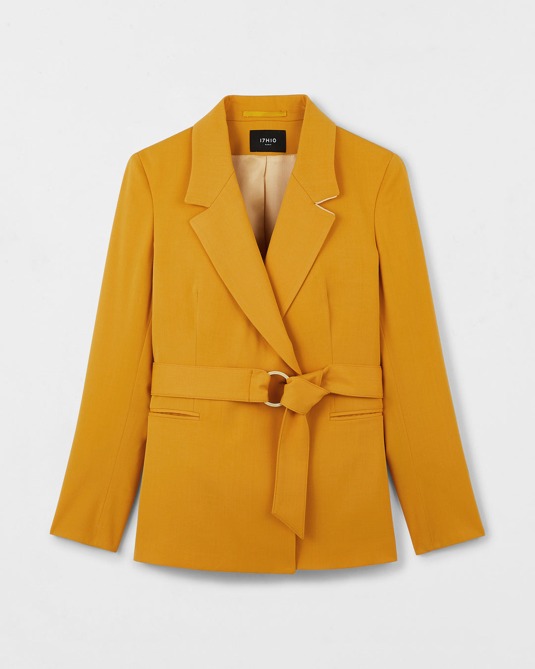 Olbia Belted Jacket - Yellow