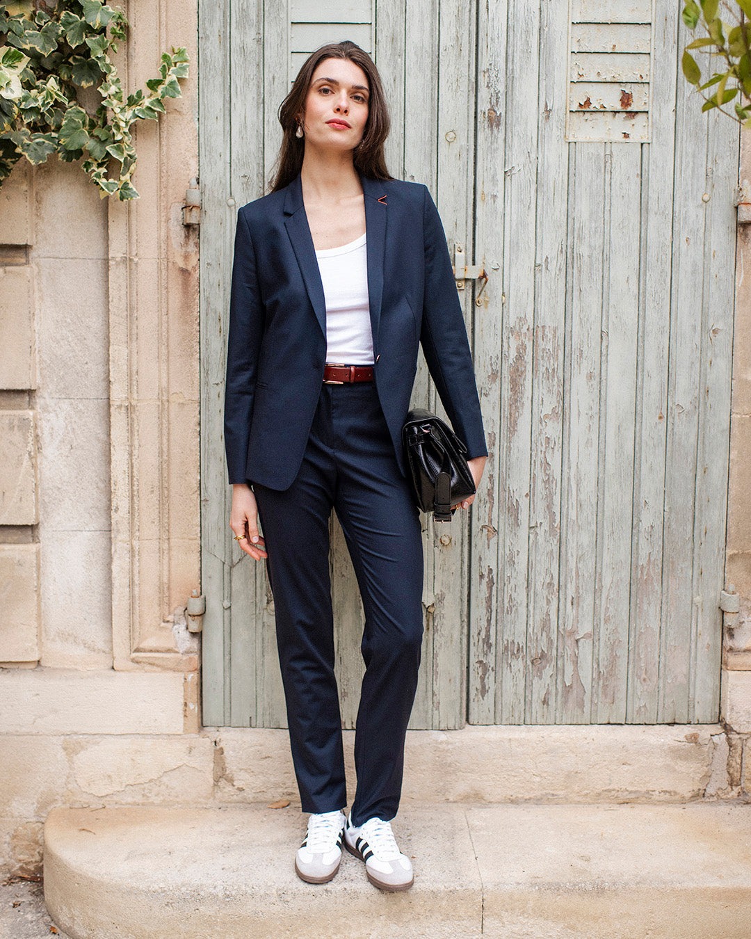 office-suit-woman-suit-jacket-hanger-cigarette-pants-navy-blue