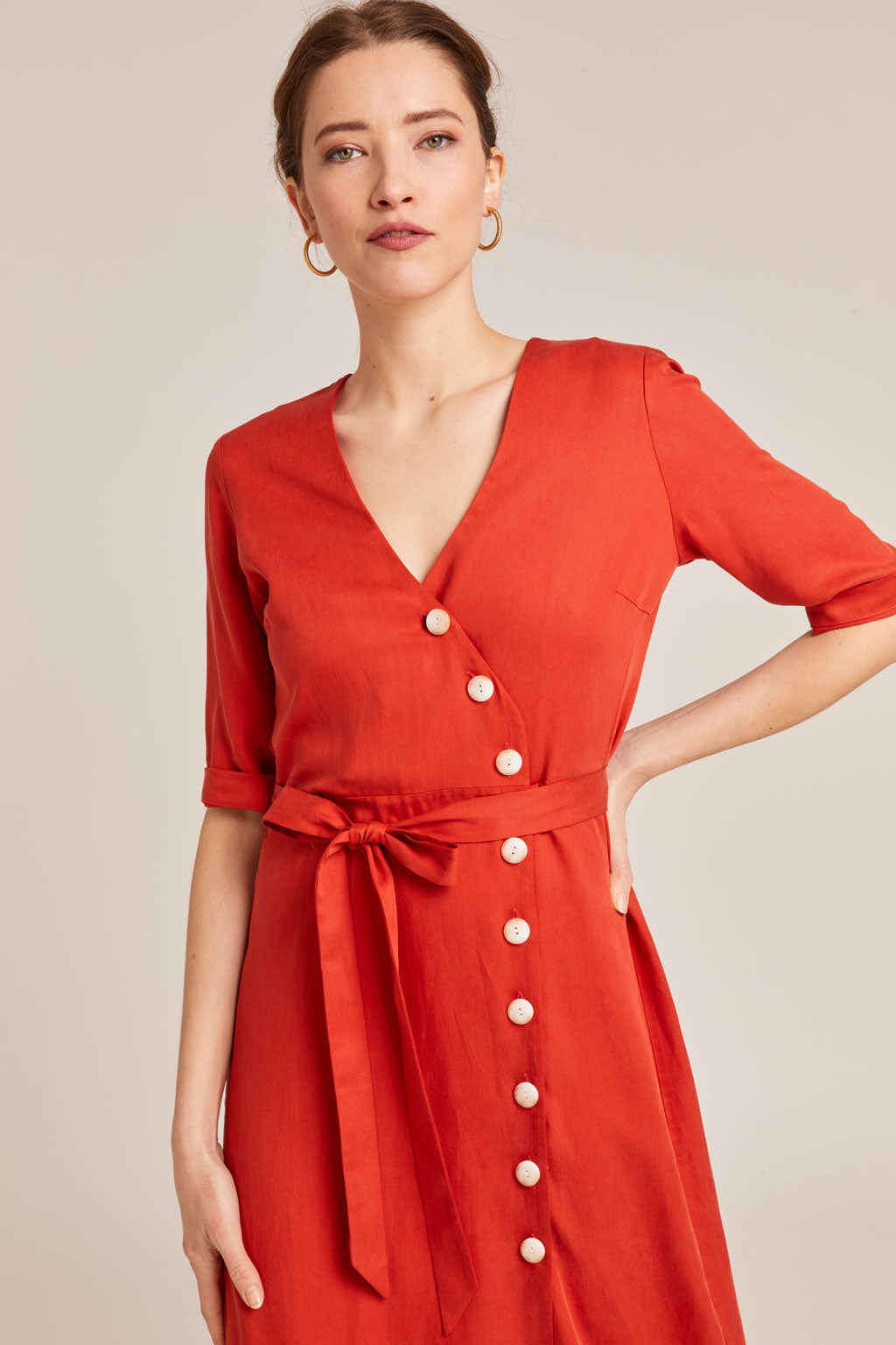 Robe Delphes - Orange