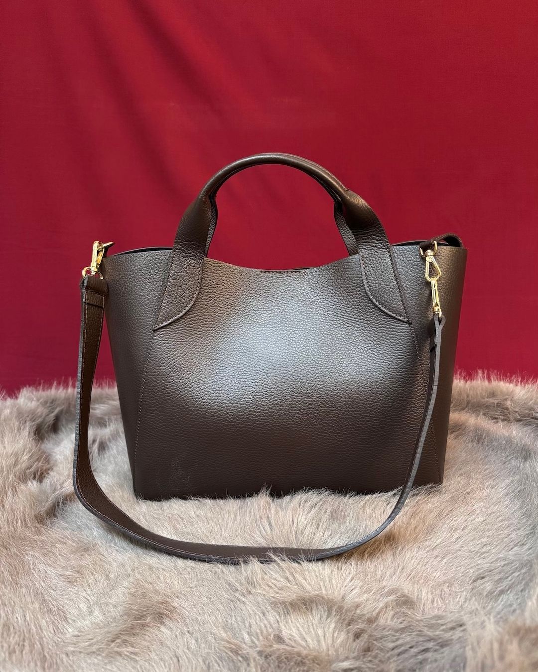 Sac cuir grand taille - Julia