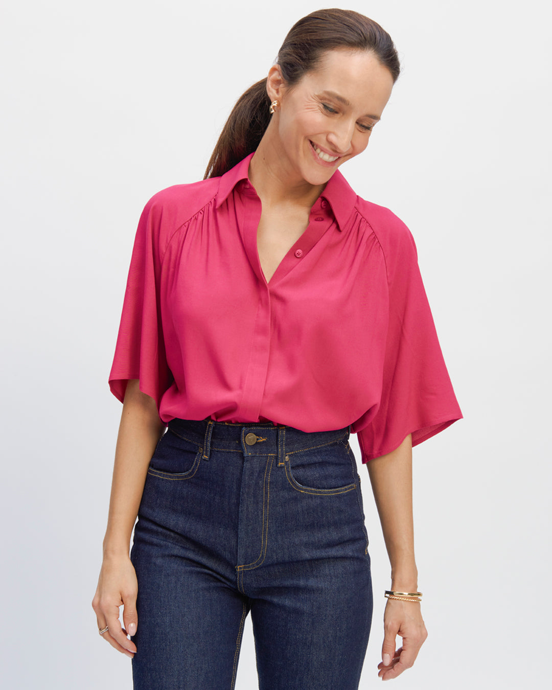 blouse-pink-collar-blouse-sleeves-raglan-button-placket-cache-fronces-front-and-back-17H10-tailleurs-for-women-paris-