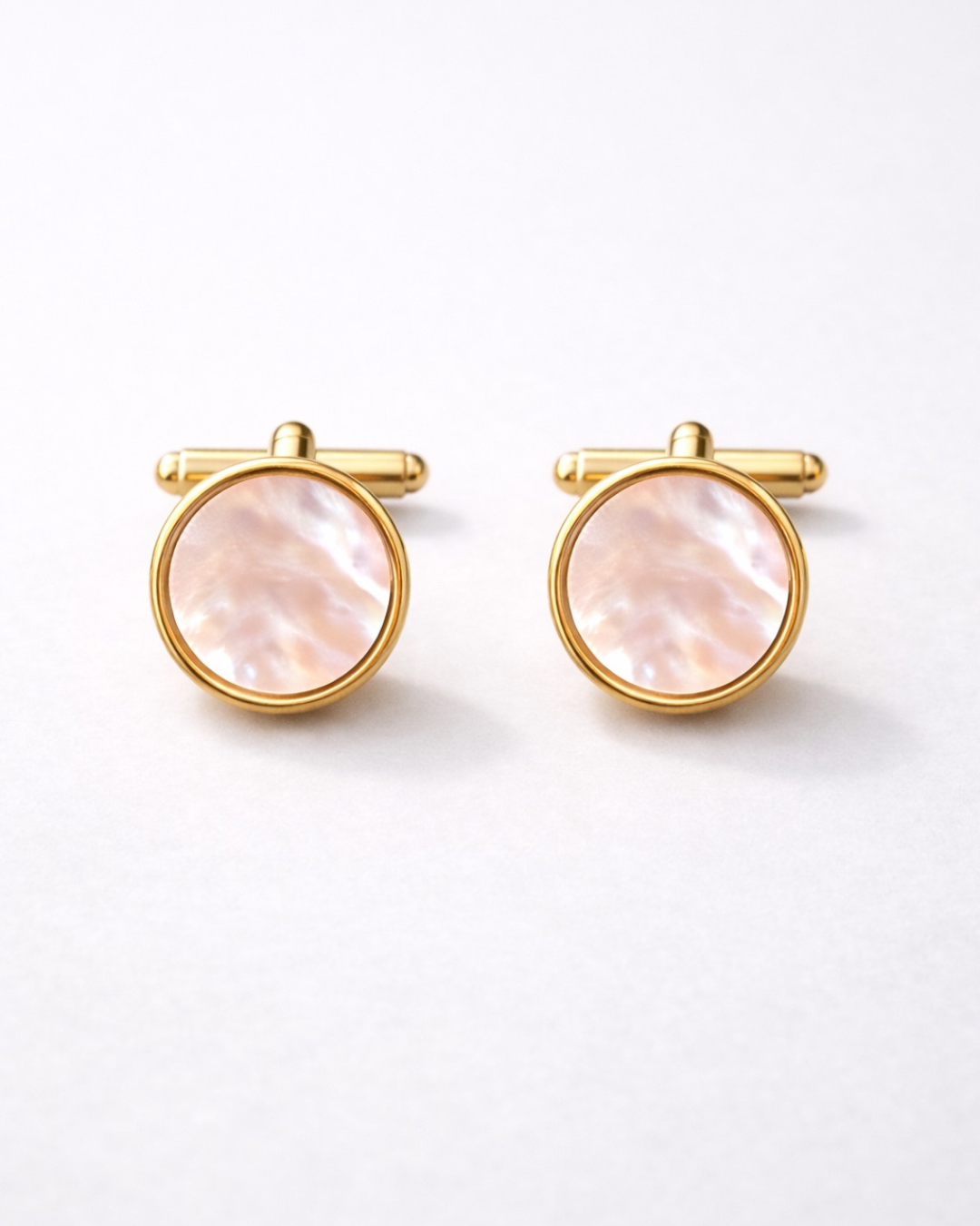 Bontons de manchettes - Nacre et dorés