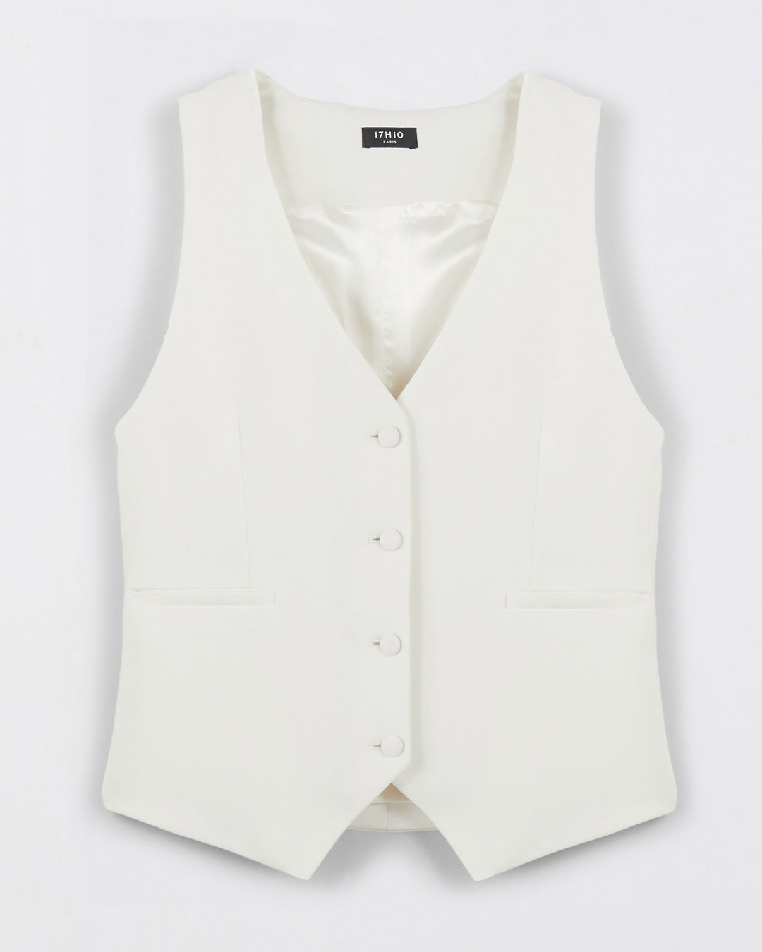 3-piece vest Lisbon White