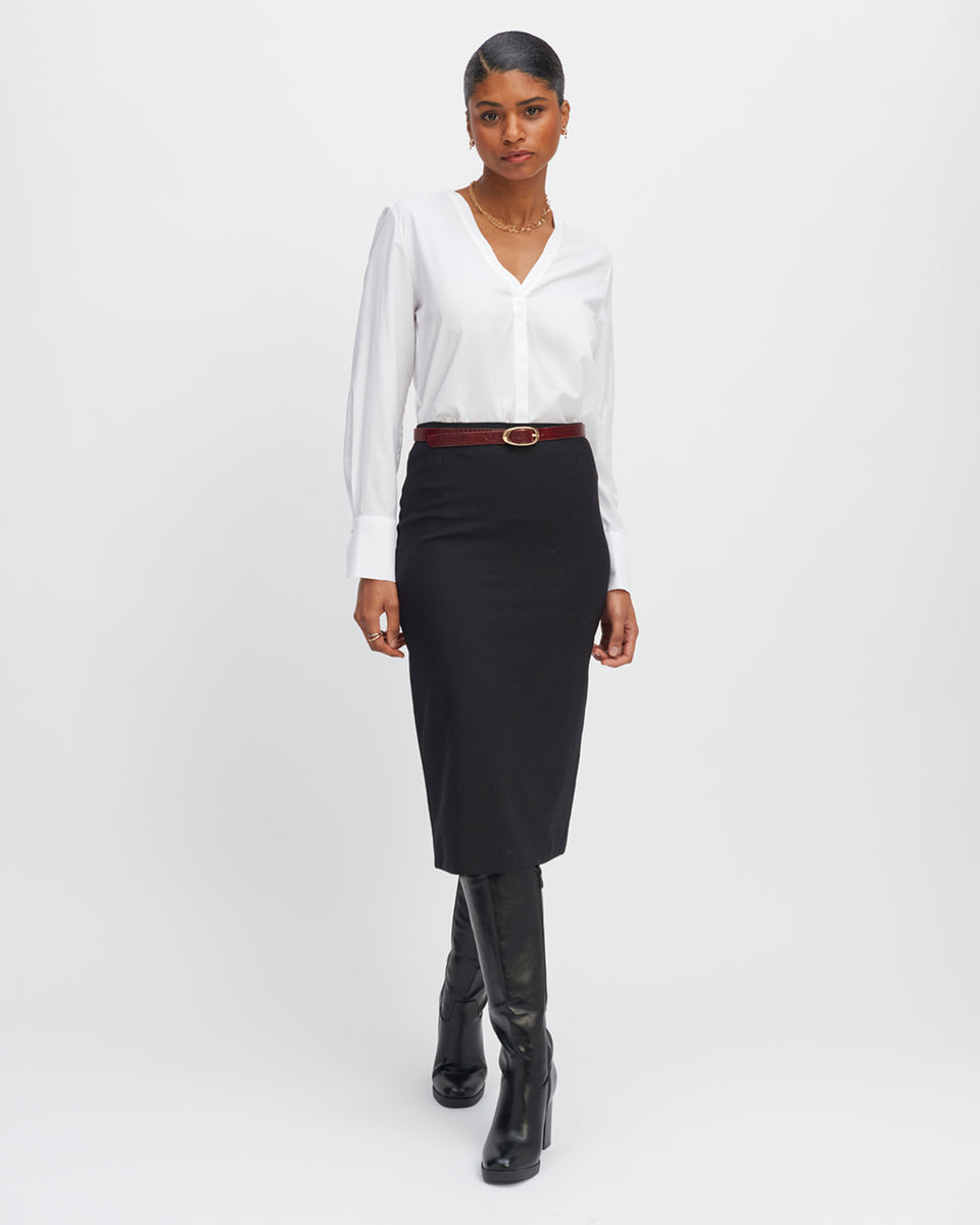 Jupe crayon en cuir noire Asos, €58 | Asos | Lookastic France Jupe crayon en cuir noire Asos, €58 | Asos | Lookastic France
