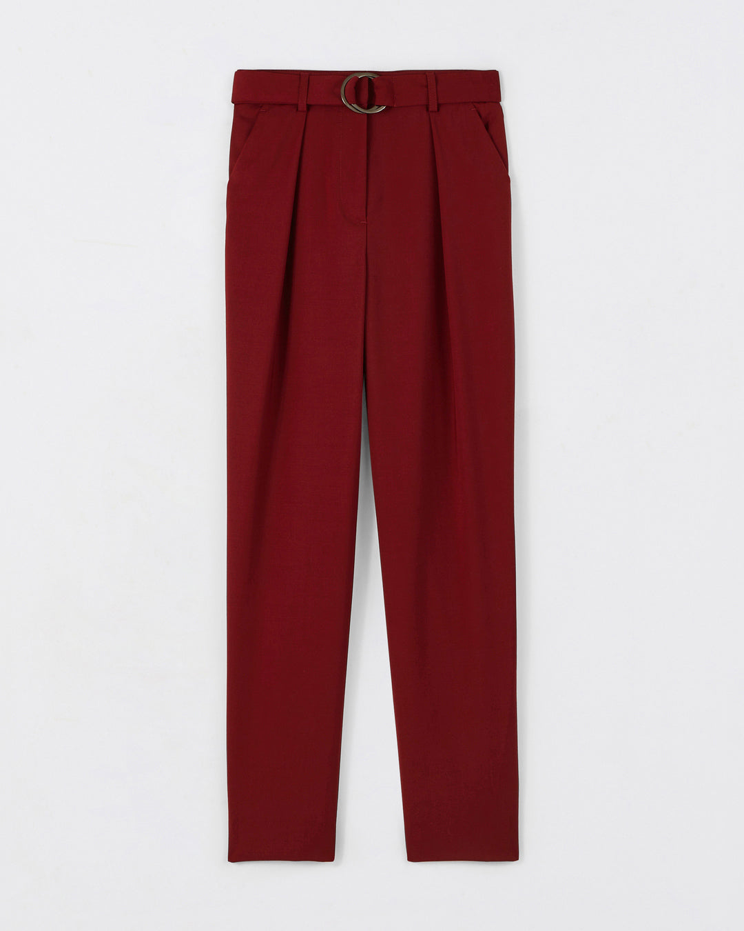 Pantalon carotte - Grenat