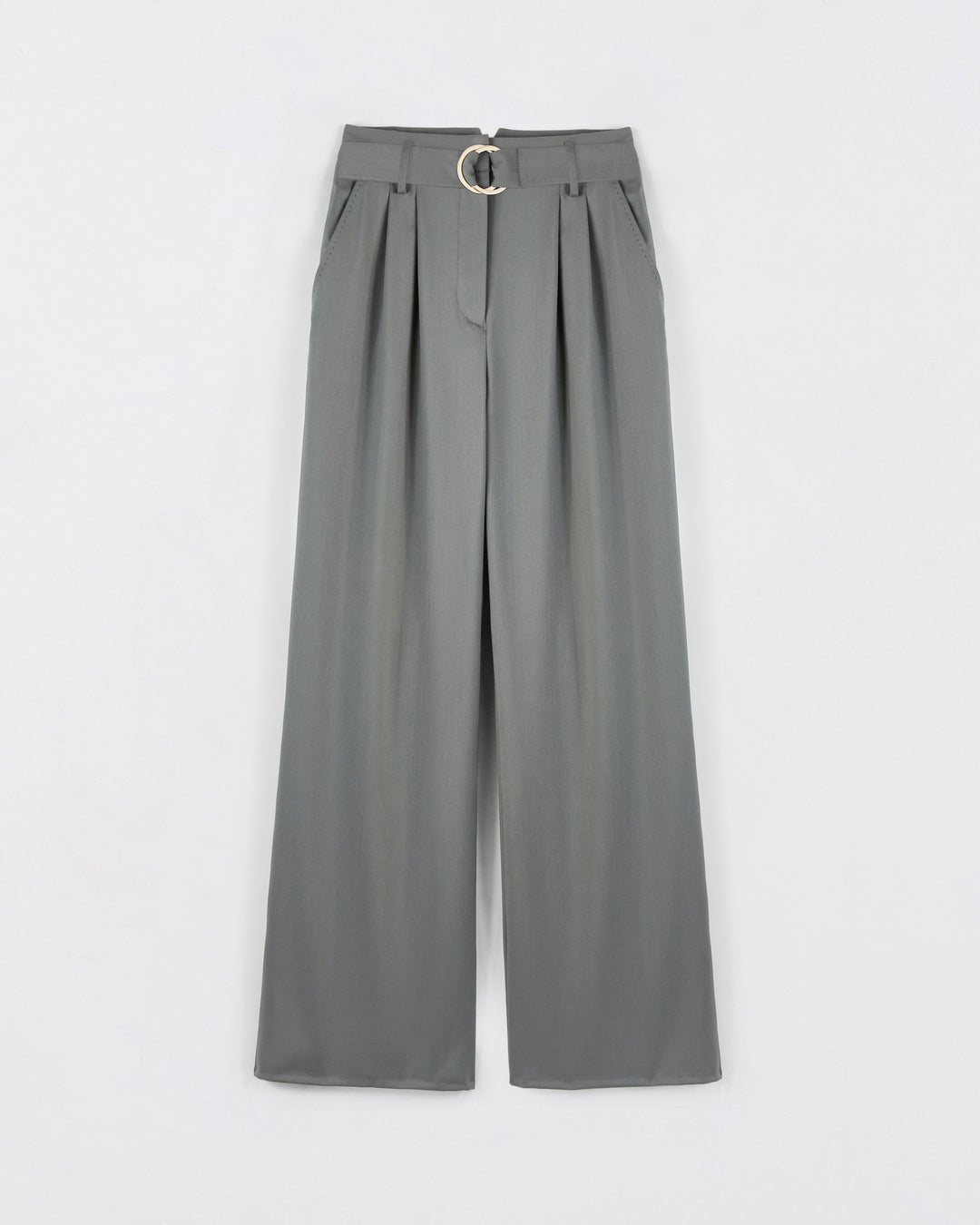 Pantalon palazzo Panama - Kaki