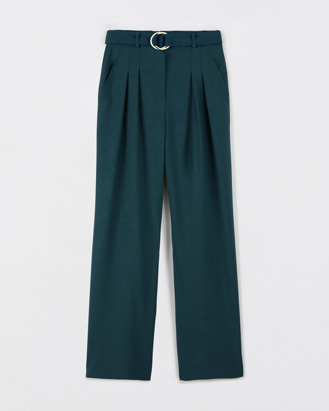 Pantalon tailleur Panama - Vert Cèdre