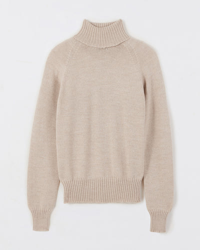 Simon, pull 100% laine mérinos beige
